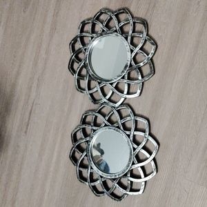 2 MATCHING CELTIC MIRRORS